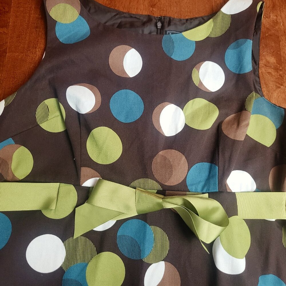 Jessica Howard ~ Sz 14 ~ Polka Dot Sheath Dress ~ Excellent Condition - Picture 5 of 10